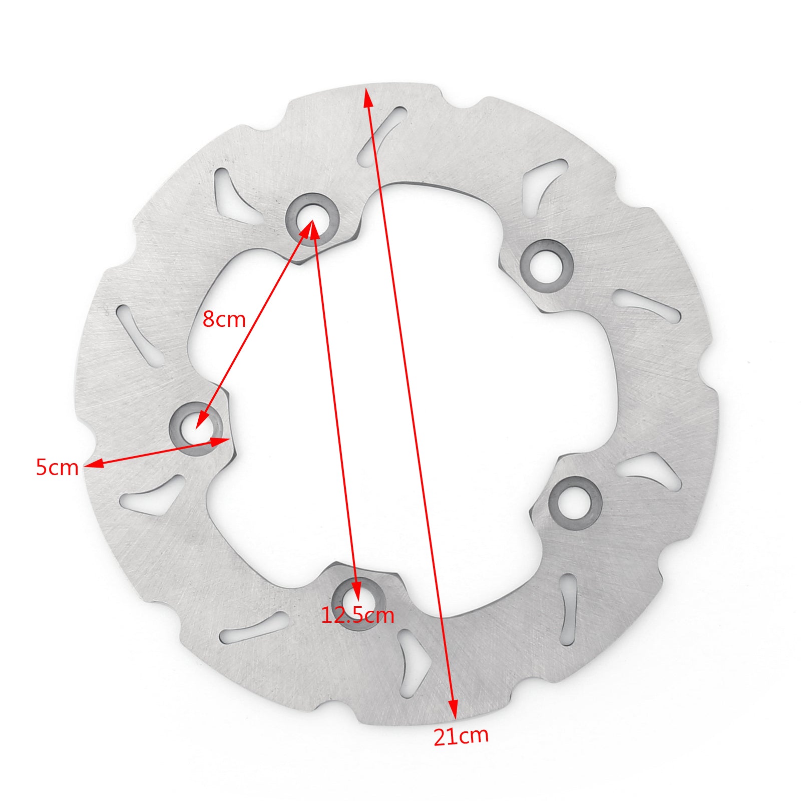 Rotor de disque de frein arrière, pour Suzuki AN 250 K1/K2 AN400 X/Y/K1/K2 Kawasaki SC250 générique