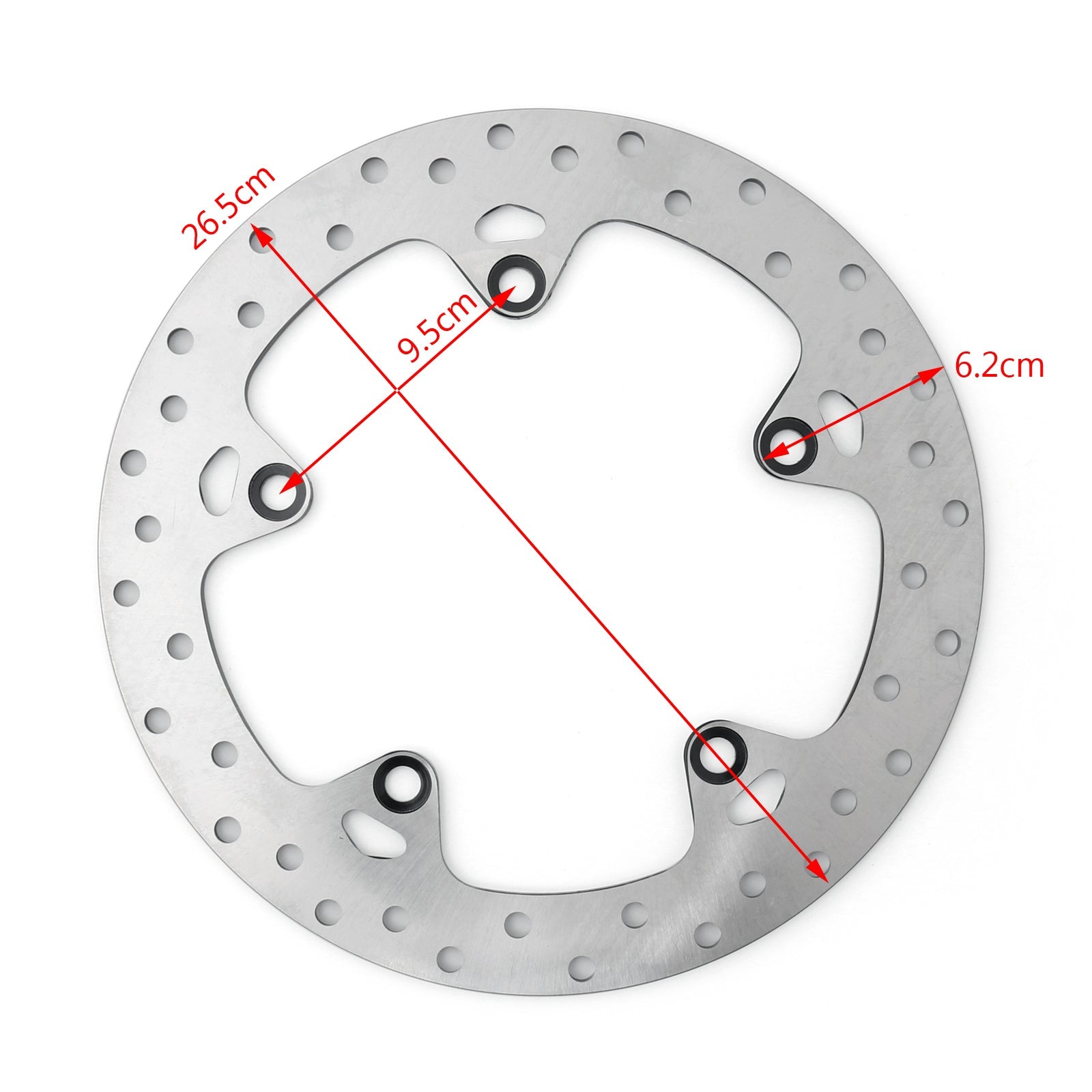 Rotor de disque de frein arrière, pour BMW F650GS F700GS F800GS/GT/R/S/ST R1200GS/RT/ST HP2 générique