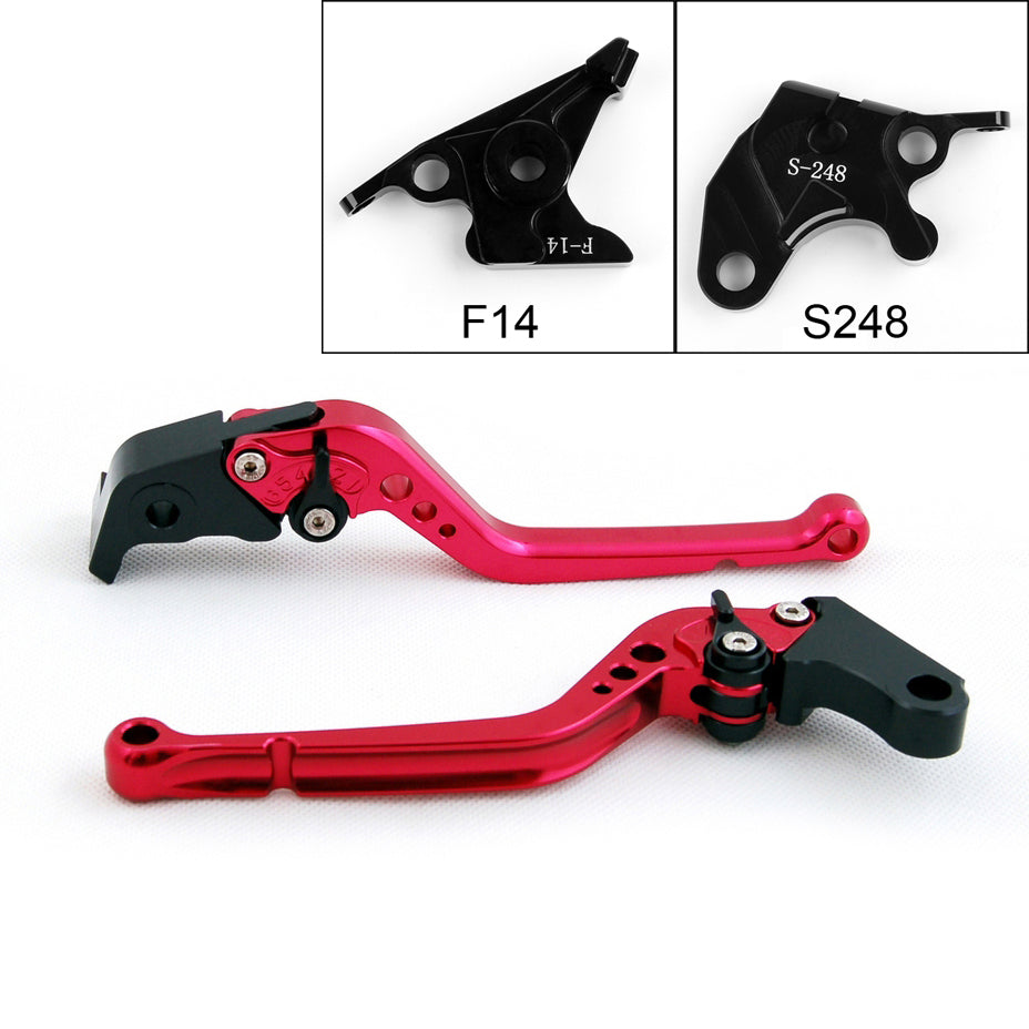 Brake Clutch Levers For Suzuki GSXR600 GSX-R1000 TL1000S GSR 600 SFV 650 Black Generic