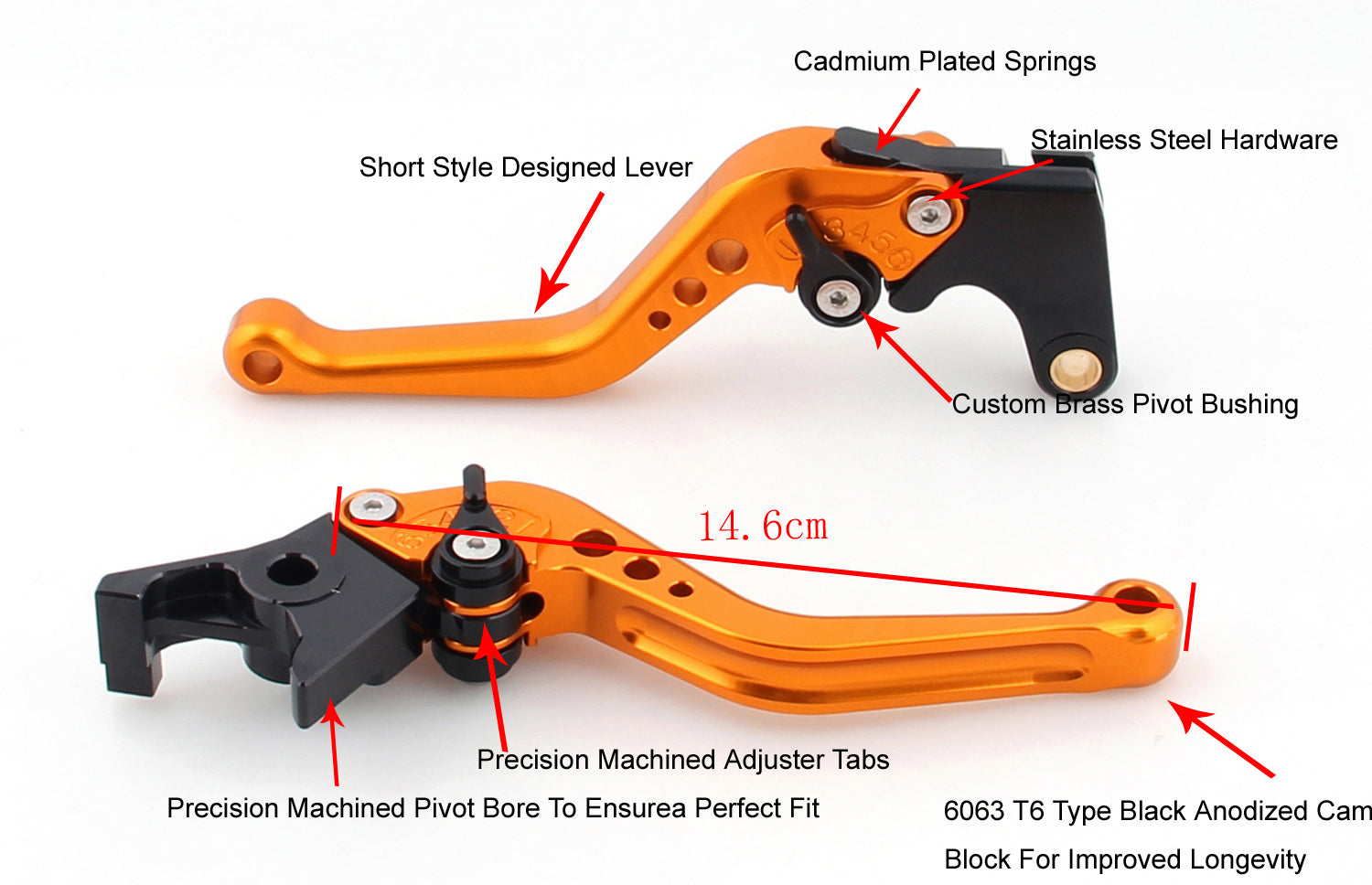 Leviers de frein et d'embrayage pour Honda CBR 600 900 CB 599 600 900 Hornet VTX1300 NC700 générique