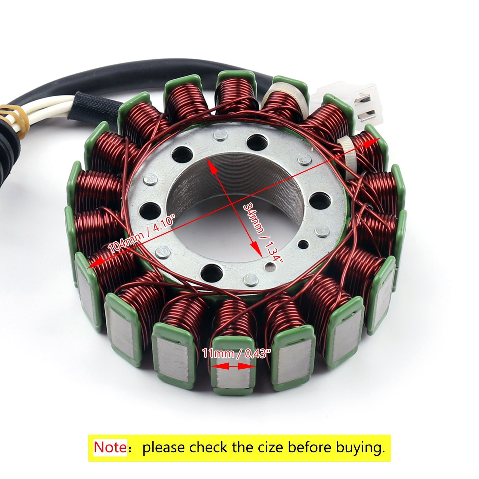 Stator Coil For Yamaha YZF R6 (99-2002) Mageneto Generator Generic