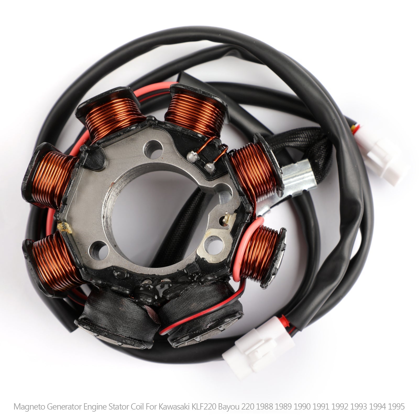 Bobine de Stator de moteur de générateur de magnéto, pour Kawasaki KLF220 Bayou 220 1988 – 1995 générique