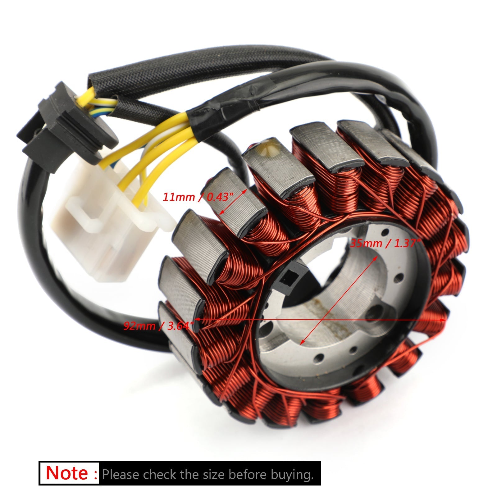 Bobine de Stator de générateur 18 pôles pour Honda CBR 125 CBR125 RW 2007 2008 2009 2010 générique