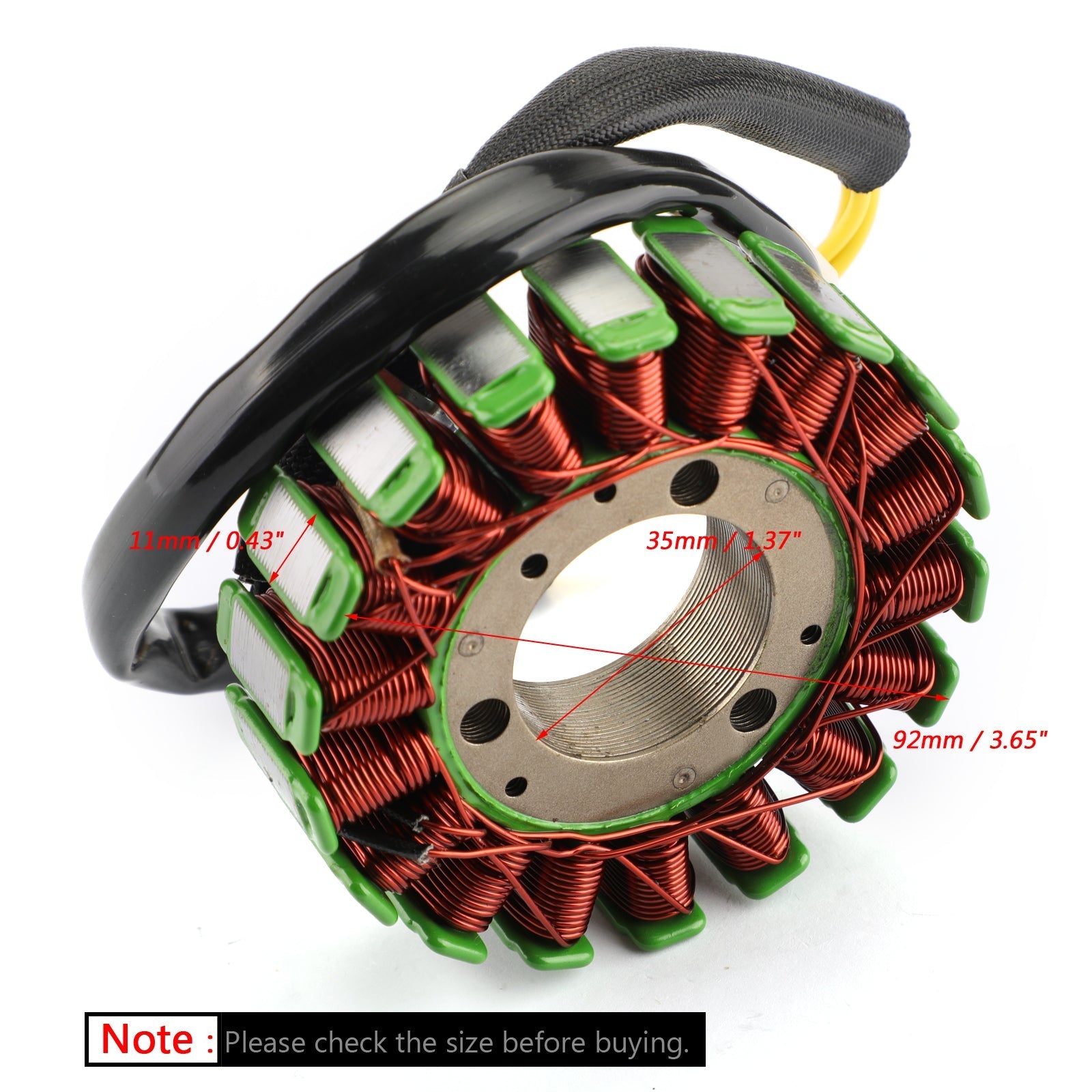 Bobine de Stator 18 pôles pour Kawasaki KLF220 Bayou 220 96-02 KLF250 Bayou 250 03-11 générique