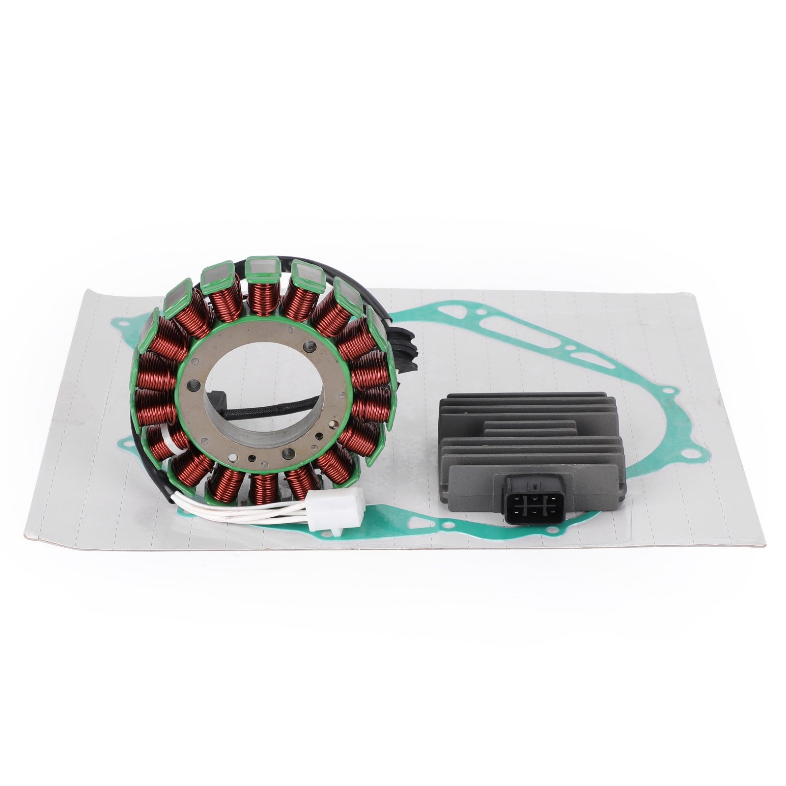 Stator + spanningsgelijkrichter + pakking voor Yamaha XVS1100 V-Star Classic Custom 04-11 Generiek