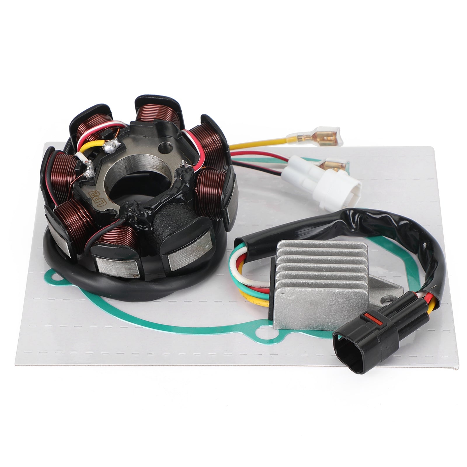 Magneto Coil Stator + Spanningsregelaar + Pakking Assy Voor EXC 400 450 525 XC XC-W 2005-2007 Generiek