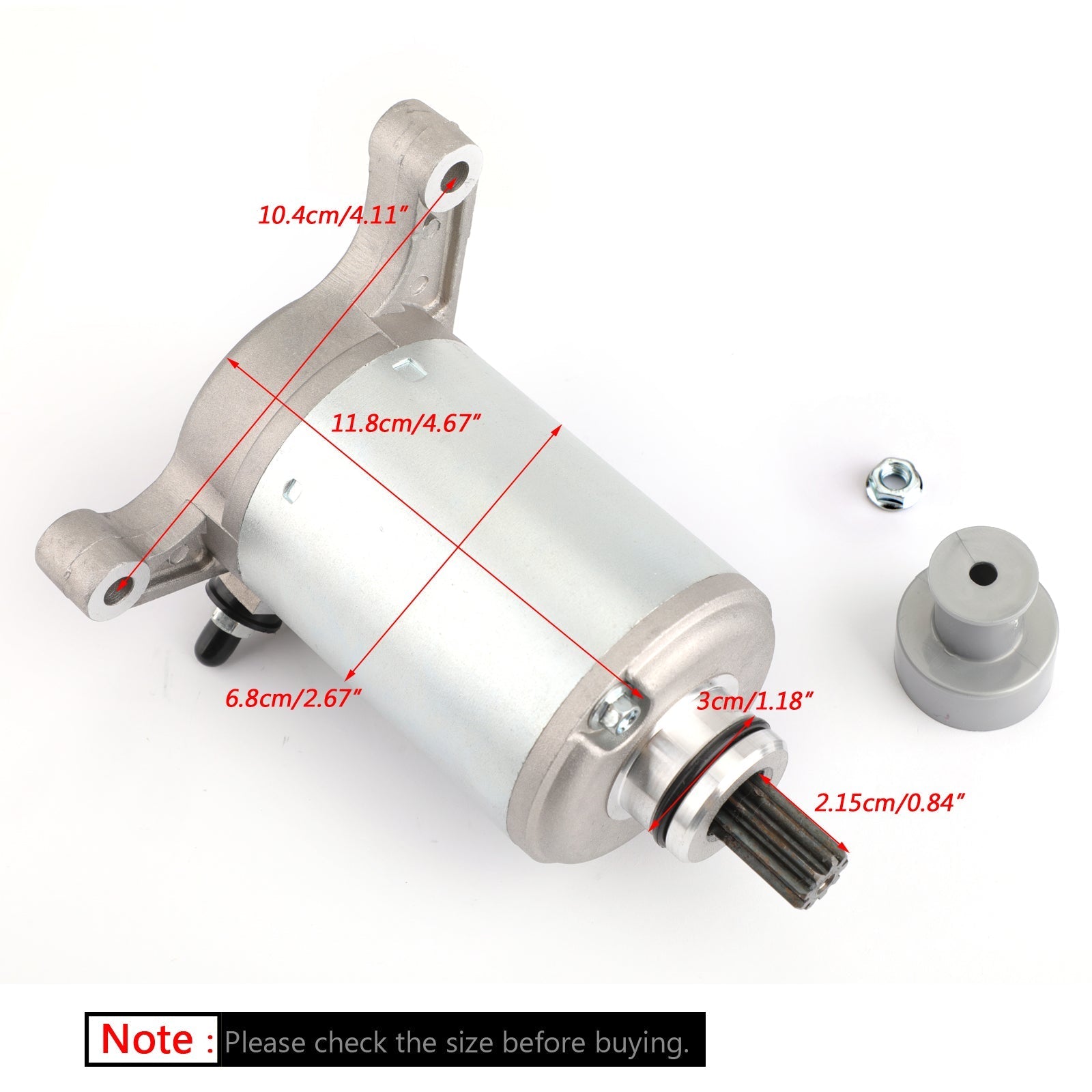 Elektrische startmotor voor Yamaha YFM350F Big Bear 350 4WD YFM350R Raptor Moto-4 Generiek