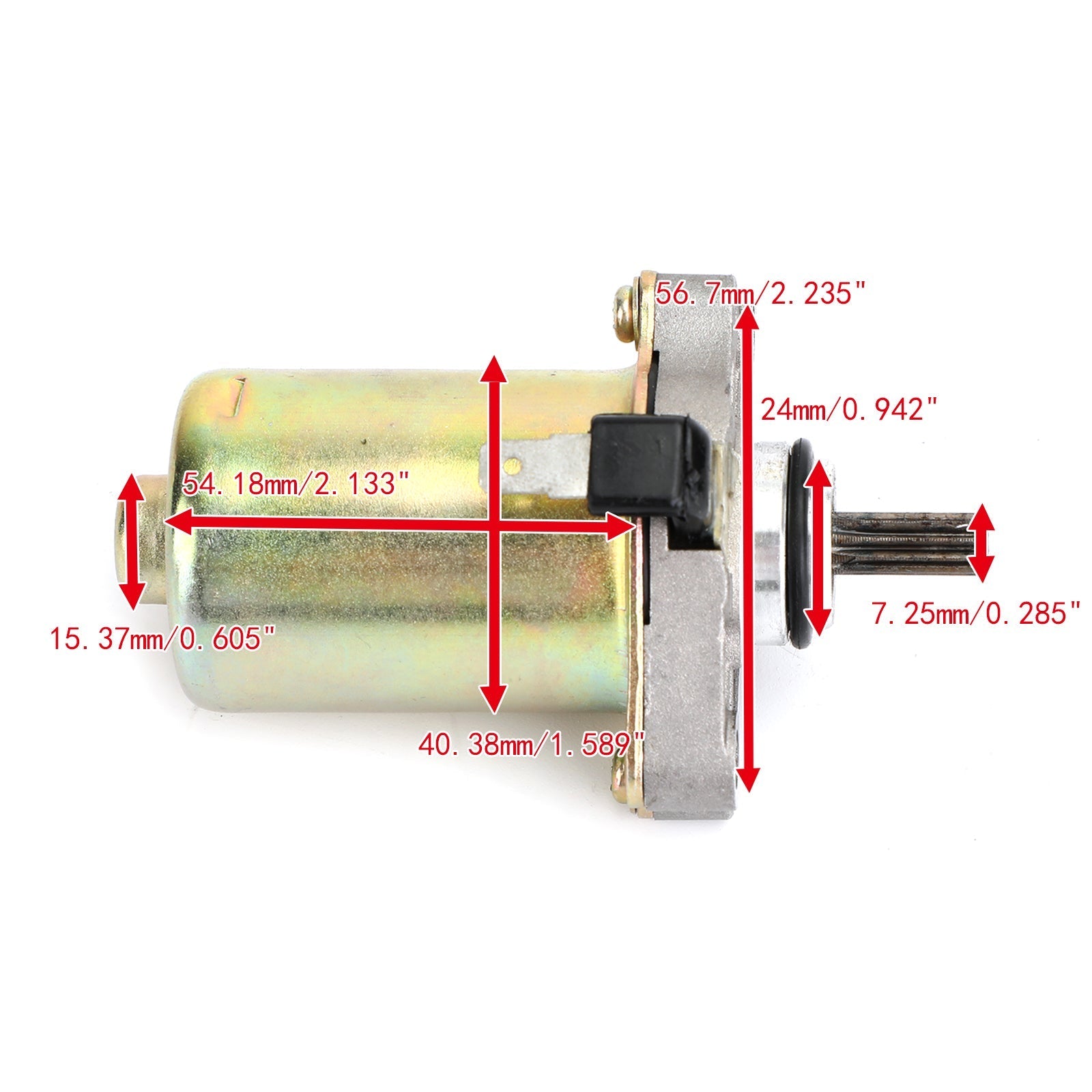 STARTMOTOR VOOR APRILIA HABANA MOJITO SCARABEO 50 DD SR50 LC 1999-2006