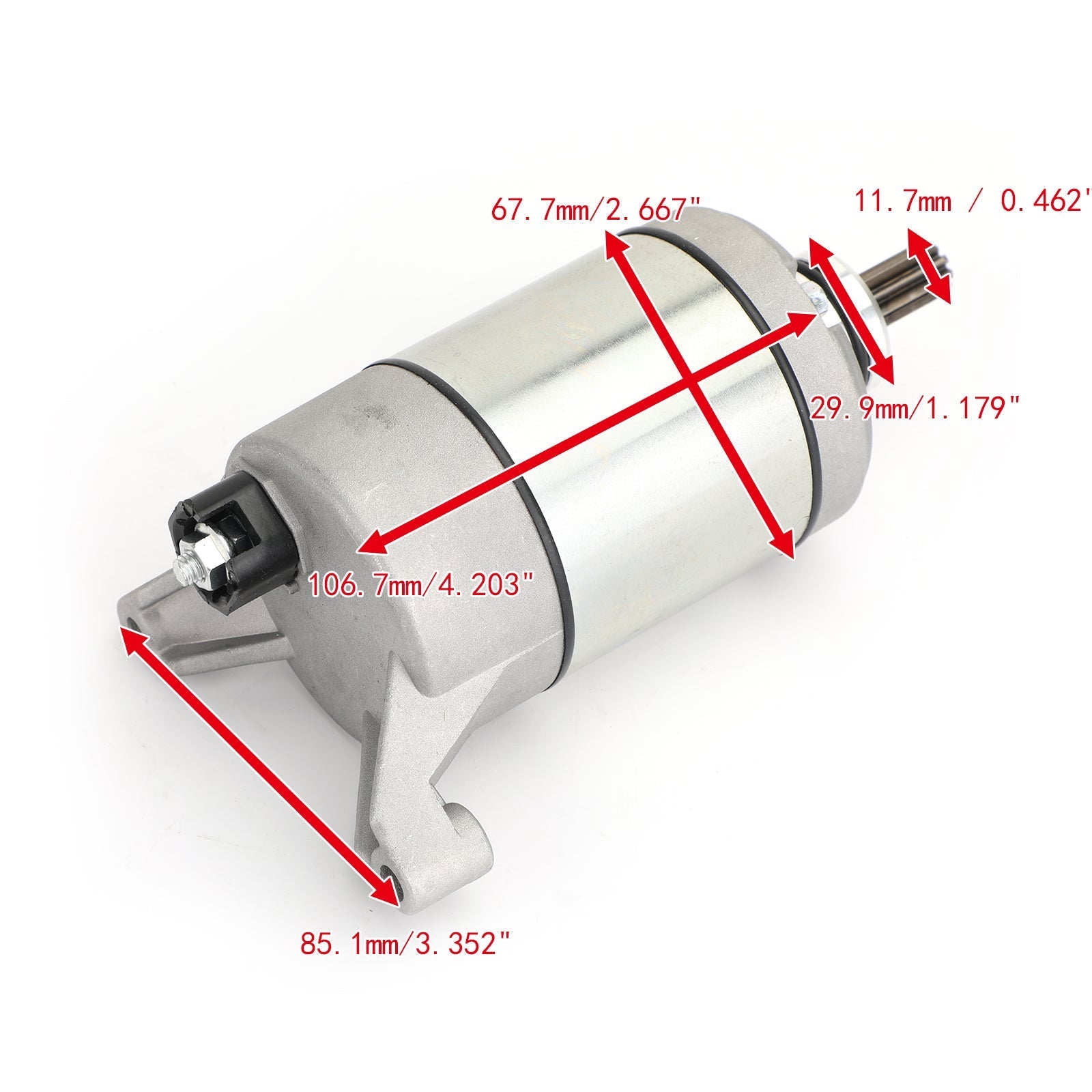 Nouveau démarreur 9 cannelures pour Yamaha XVS1300 XVS950 v-star Stryker 10-17 5S7-81890-00 générique