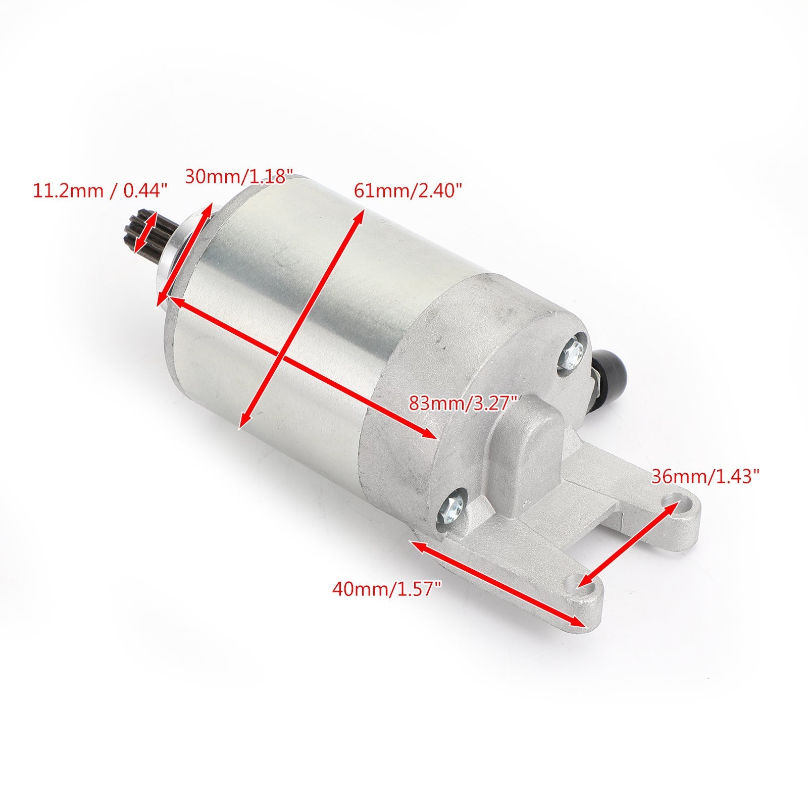 Nieuwe starter voor Derbi GPR125 Senda SM125 Terra 04-16 / Aprilia RS4 125 58143R Generiek