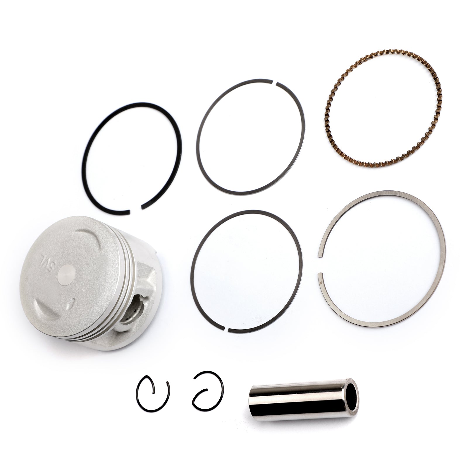 2014 Yamaha YBR125 YBR125ED Piston Ring Kit 5VL-E1631-00 5VL-E1631-10 Generic