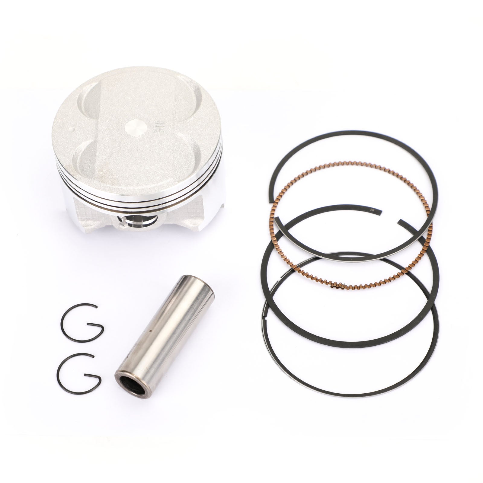 Piston Pin Ring Set STD / +0.25 / +0.50 / +0.75 Bore Size Fit for Suzuki AN 400 Burgman 400 S 1999-2006 Generic