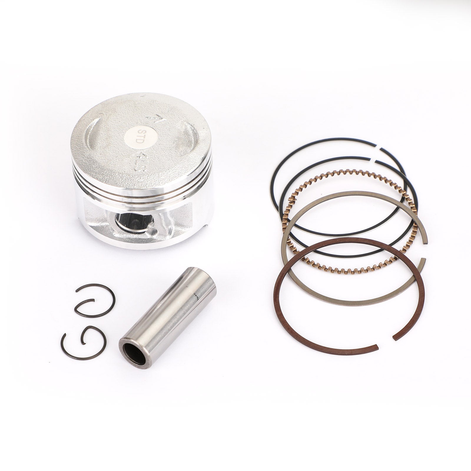 Yamaha TTR TT-R 125 L E LE ES 00-07 Kit de piston et jeu d'anneaux STD (54 mm) 0,25 mm (54,25 mm) 0,50 mm (54,50 mm) Taille d'alésage générique