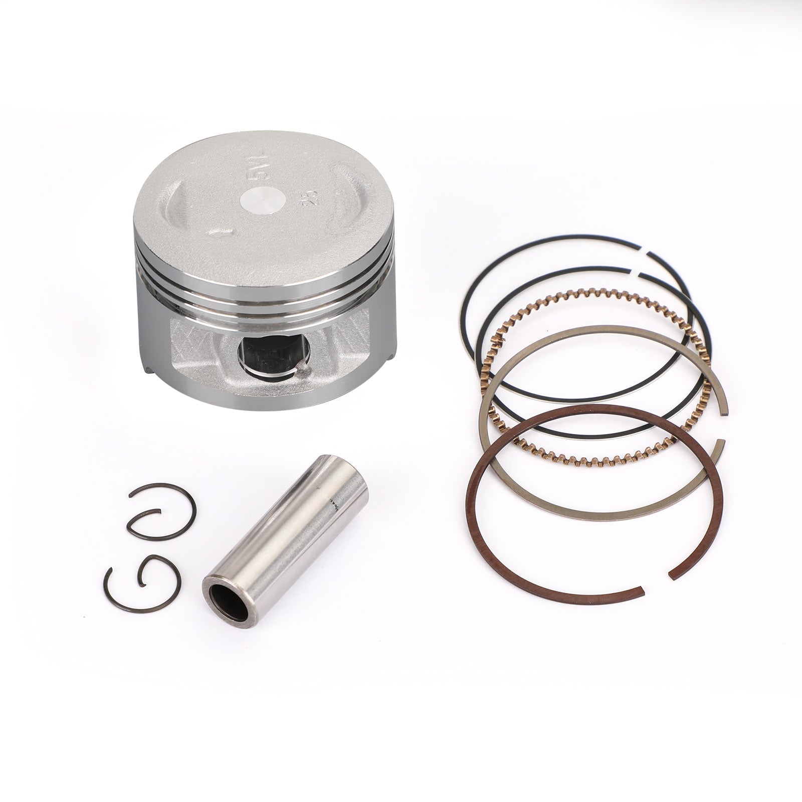 Yamaha TTR TT-R 125 L E LE ES 00-07 Kit de piston et jeu d'anneaux STD (54 mm) 0,25 mm (54,25 mm) 0,50 mm (54,50 mm) Taille d'alésage générique