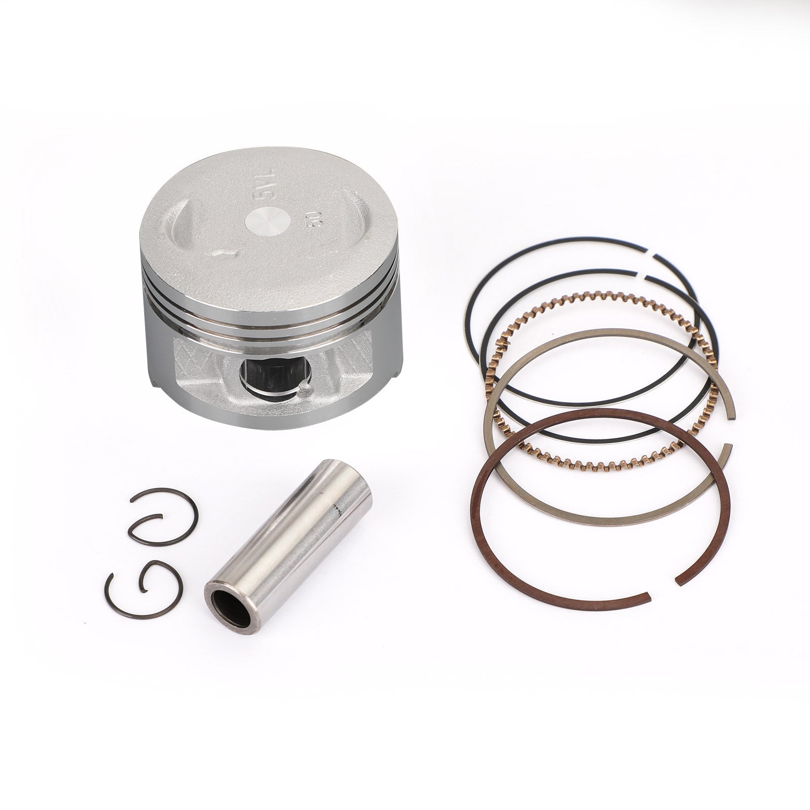 Yamaha TTR TT-R 125 L E LE ES 00-07 Kit de piston et jeu d'anneaux STD (54 mm) 0,25 mm (54,25 mm) 0,50 mm (54,50 mm) Taille d'alésage générique