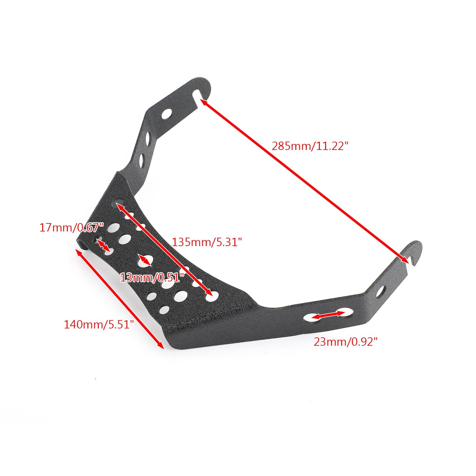 Universal ATV 10 Light Handlebar Bracket Mount for Honda TRX450R Yamaha YFZ450 Generic