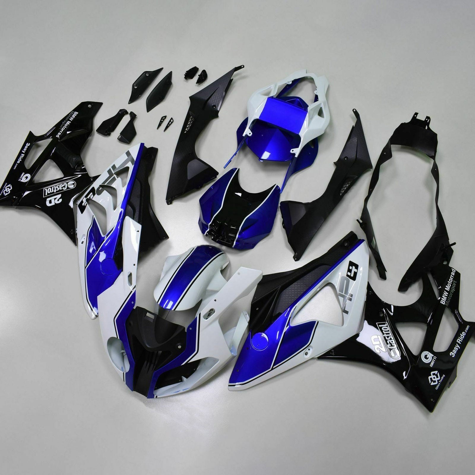 2009-2014 BMW S1000RR Injection Fairing Kit Karosseri Plast ABS Generisk