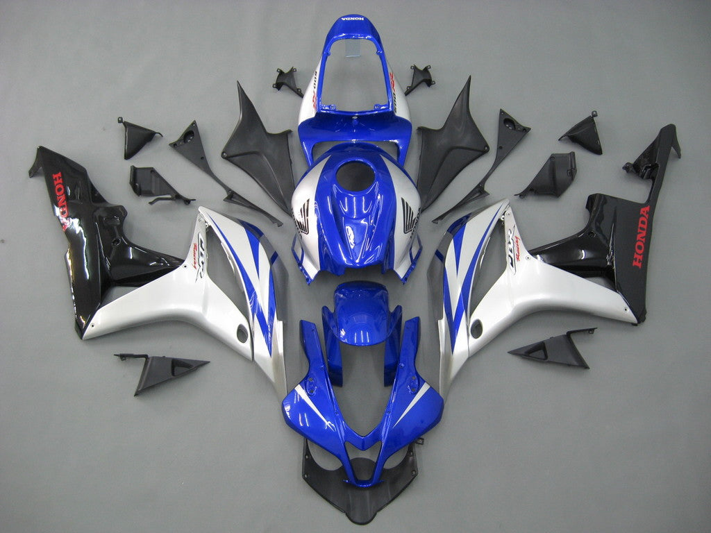 2007-2008 CBR600RR carrosseriekuip blauw ABS spuitgegoten kunststoffen set algemeen