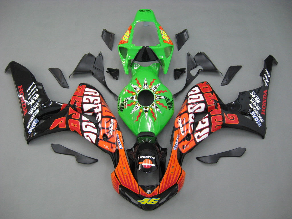 2006-2007 CBR1000RR Bodywork Fairing ABS Injection Molded Plastics Set 10# Generic