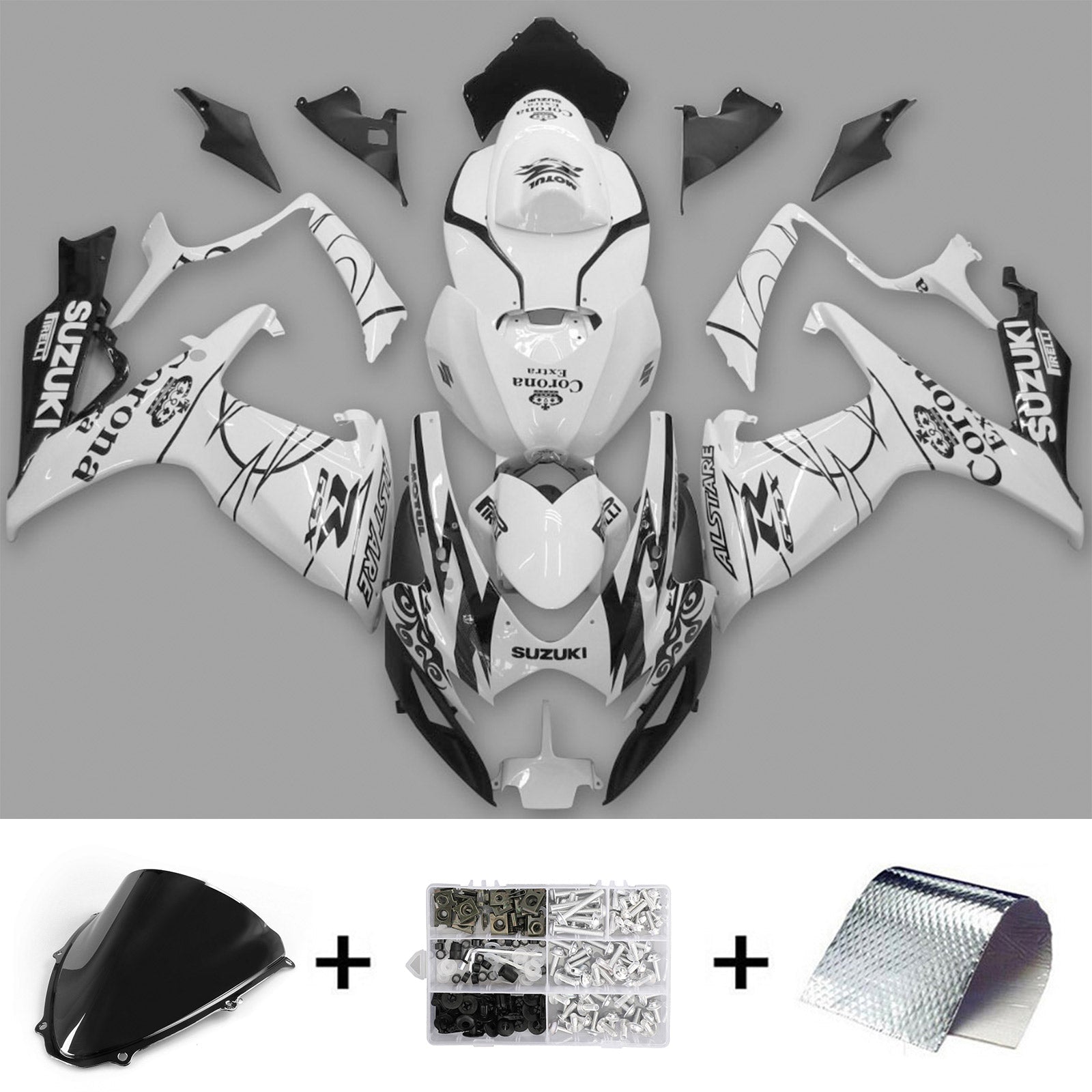 2006-2007 Suzuki GSXR 600/750 Kit de carénage Amotopart