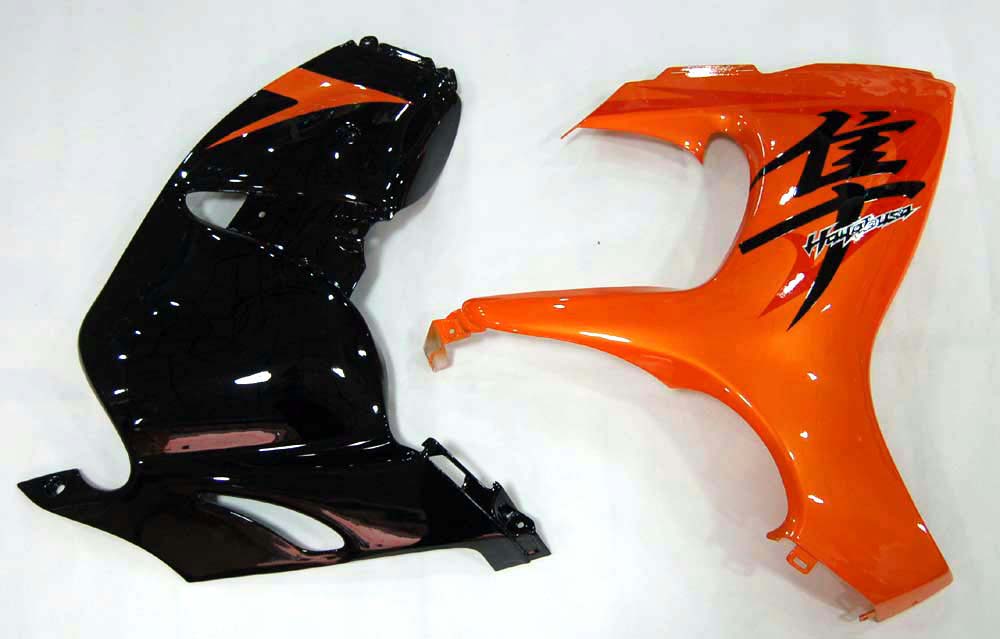 2008-2020 Suzuki GSX 1300 Hayabusa Orange Métallisé & Noir Hayabusa Racing Amotopart Carénages