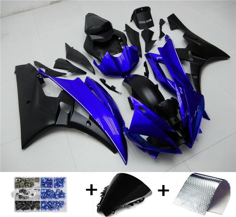 Fairing Injection Plastic Body Kit Fit For YAMAHA YZF-R6 2006 2007 Blue Black