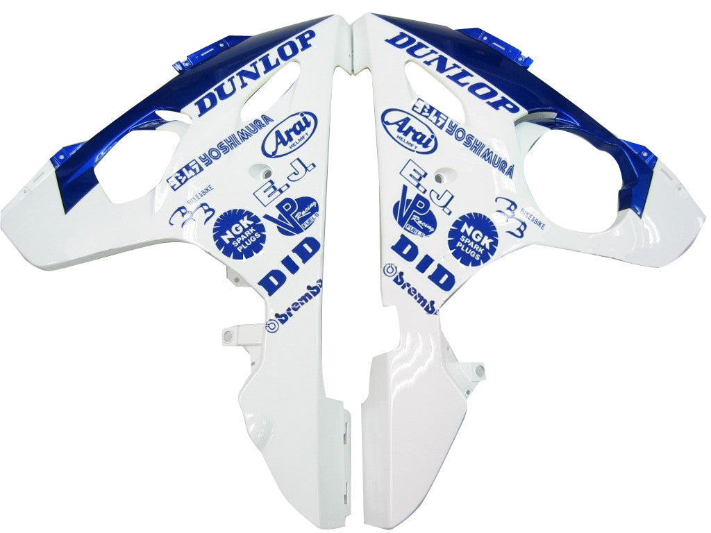 2003-2004 Yamaha R6 & 2006-2009 YZF R6S Fairing White&Blue Kit