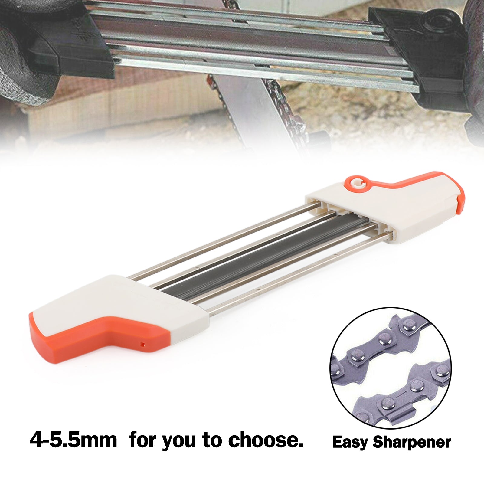 4-5.5mm 2 In 1 5 Best Easy File Chainsaw Chain Sharpening Tool Kit For Stihl F2