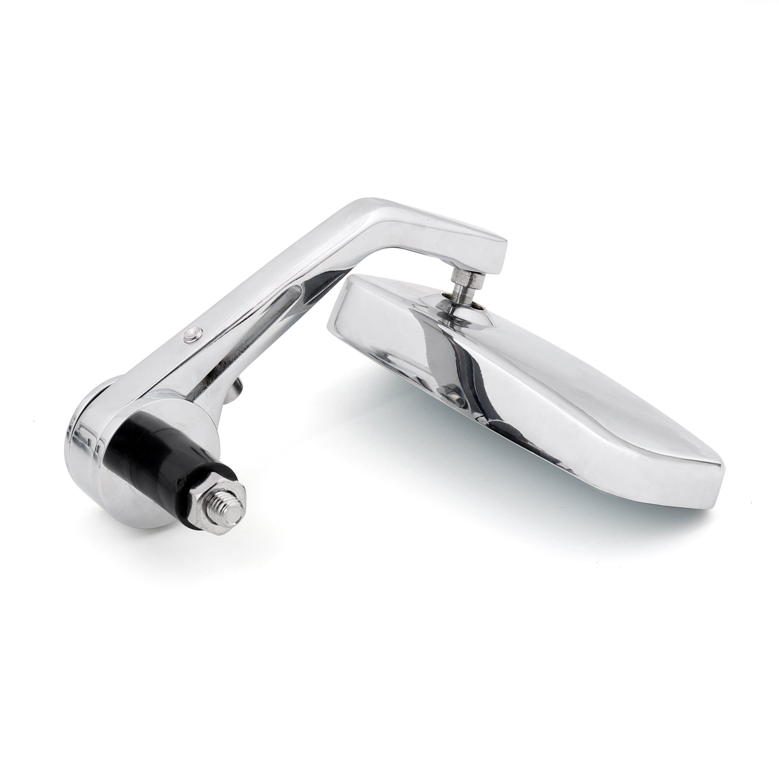 Rétroviseur universel pour moto, 7/8 "1", support de guidon, extrémité de barre, Chrome générique