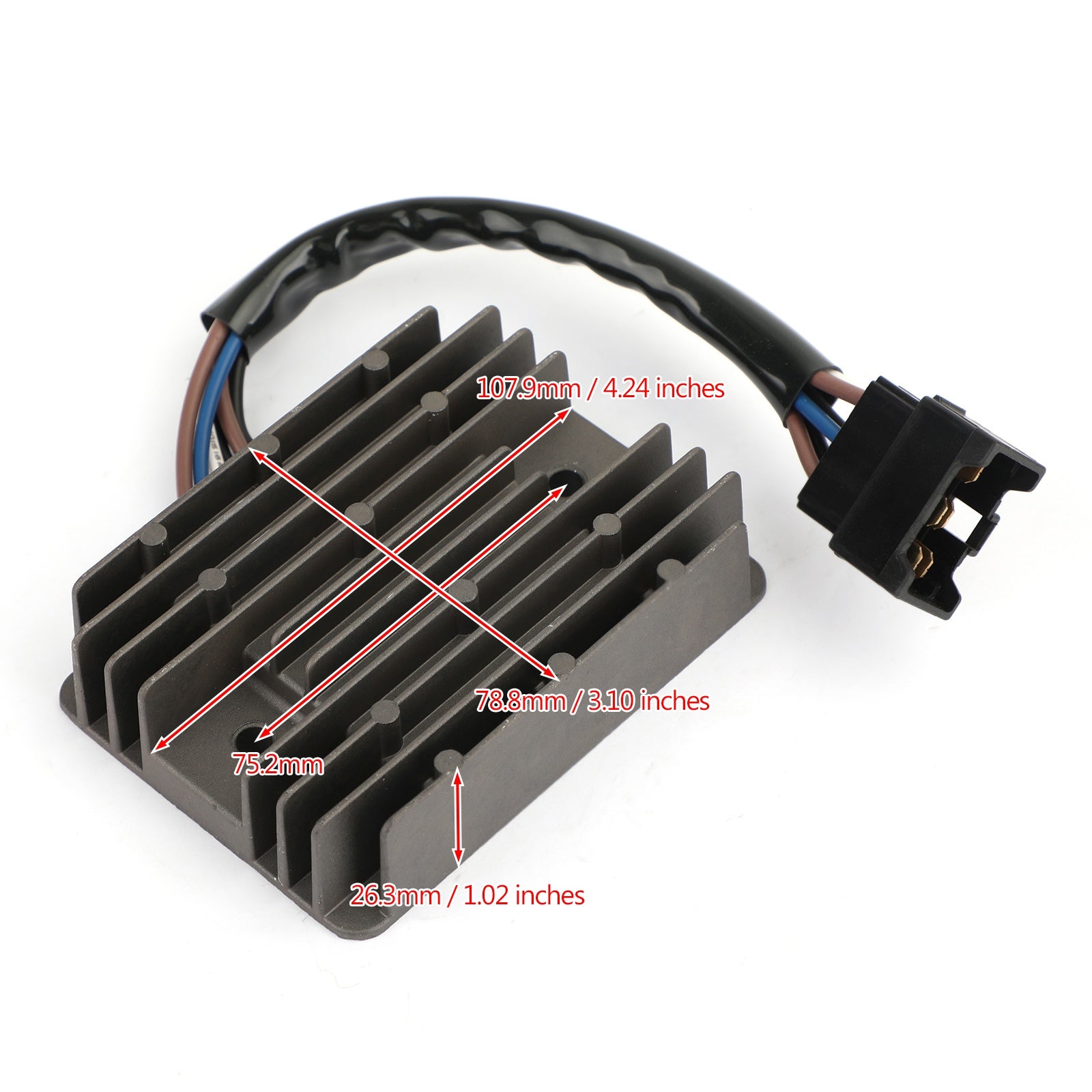 Honda GX 240 270 340 390 440 610 620 630 660 690 Voltage Regulator Rectifier 31620-ZG5-033 31750-Z2E-803 Generic