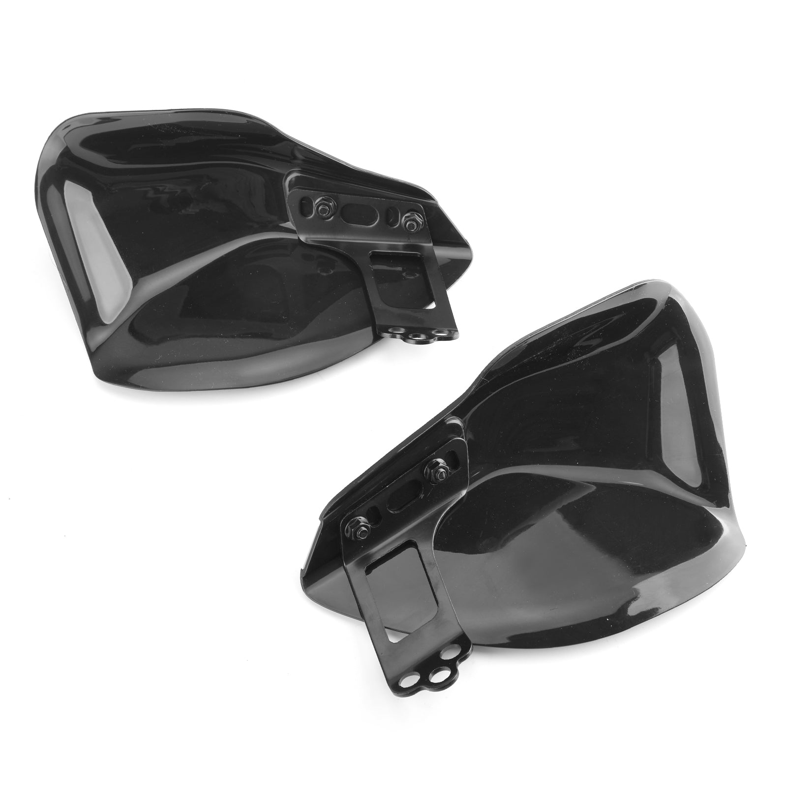 Universal 8/10mm Bolt Motorcycle 7/8 Handlebar Hand Guard Protector Cover Black Generic