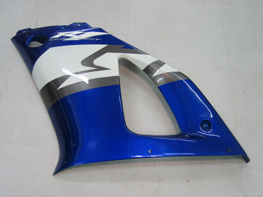 2000-2001 Yamaha YZF-R1 Blue Black R1 Racing Amotopart Fairings Customs Fairing