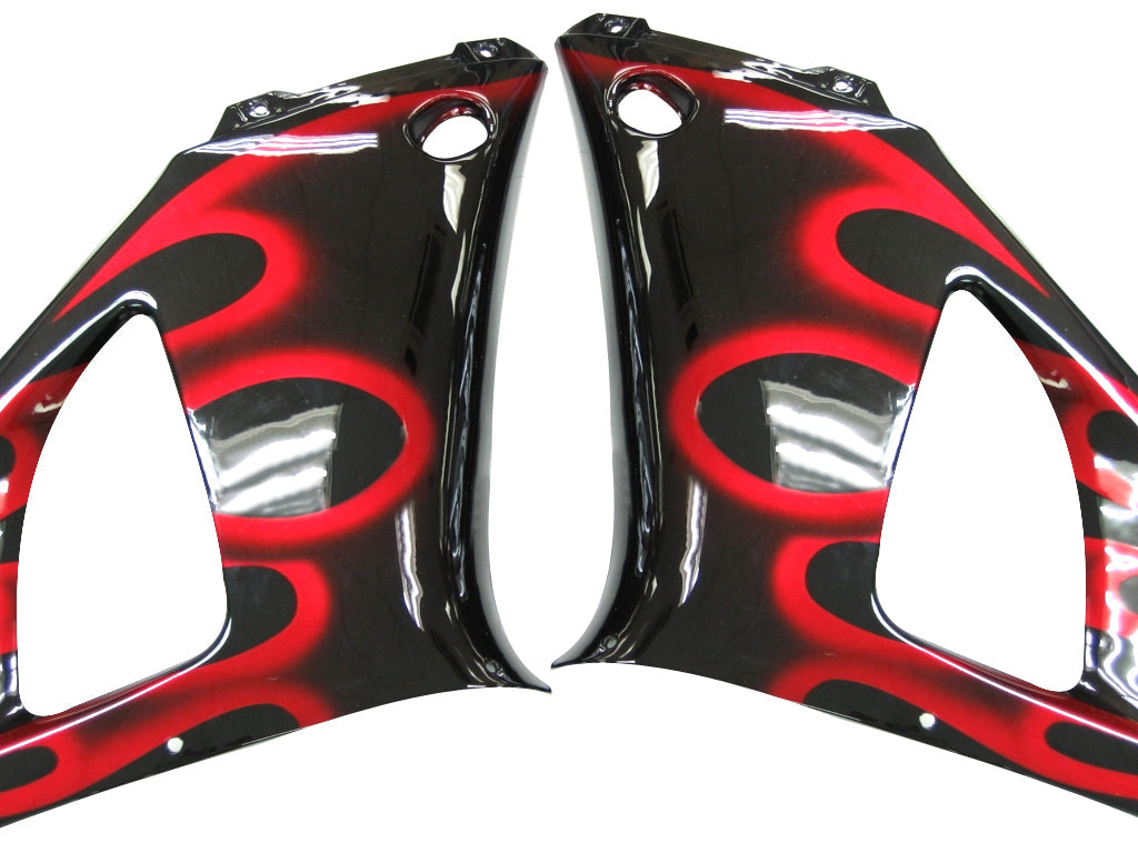 2000-2001 Yamaha YZF 1000 R1 Fairings Black&Red Frame Kit