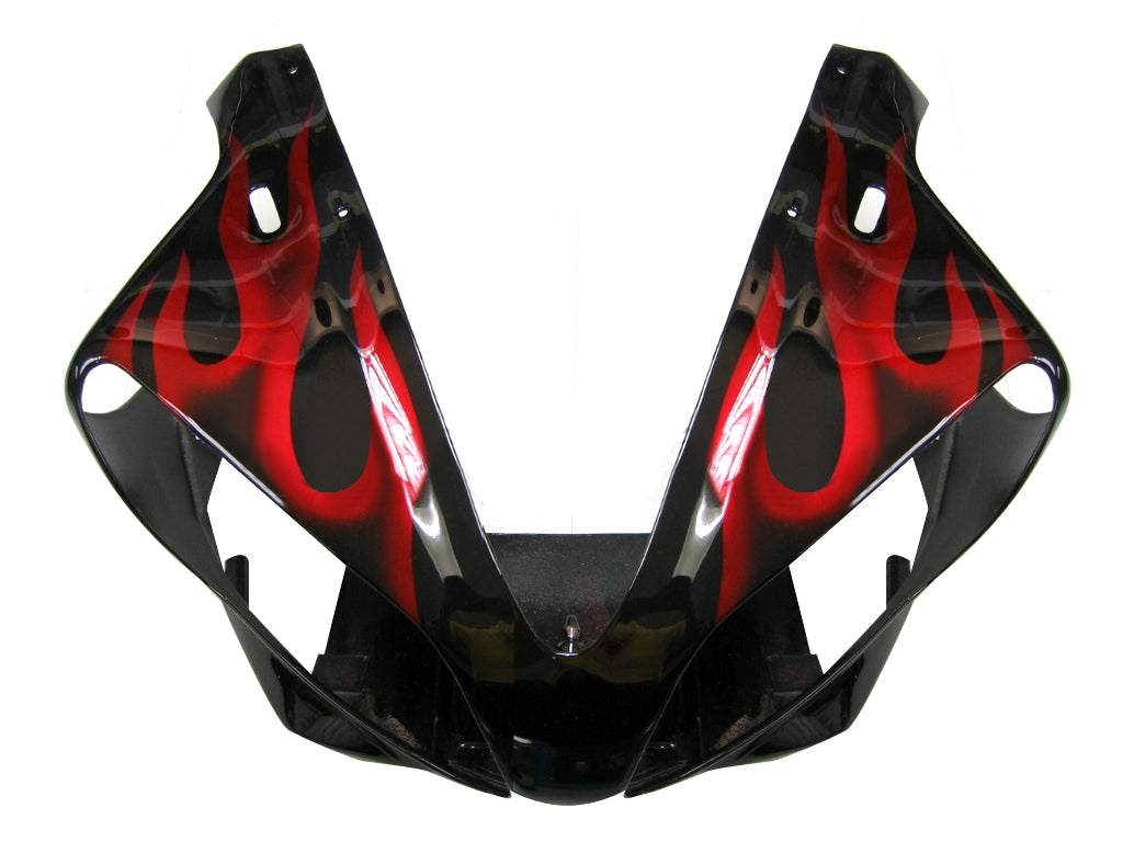 2000-2001 Yamaha YZF 1000 R1 Fairings Black&Red Frame Kit