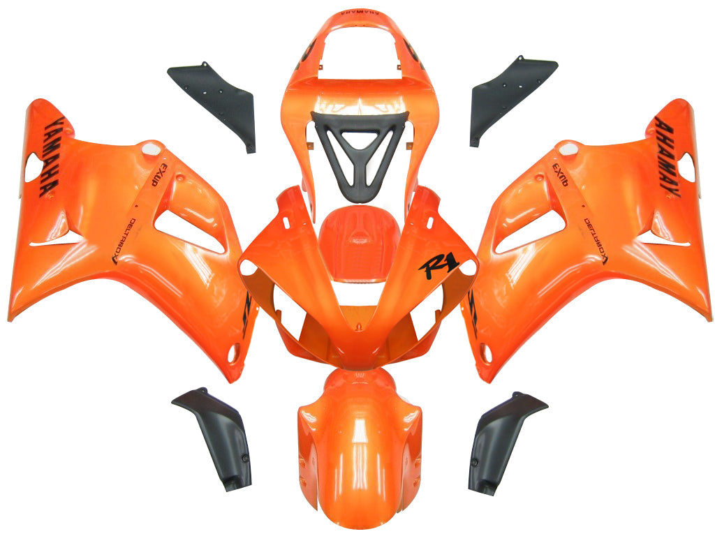 2000-2001 Yamaha YZF-R1 Orange R1 Racing Fairings Generic