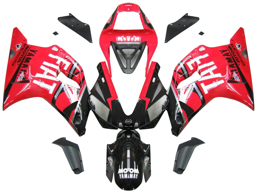 2000-2001 Yamaha YZF-R1 Red Black No.46 FIAT Racing Fairings Generic