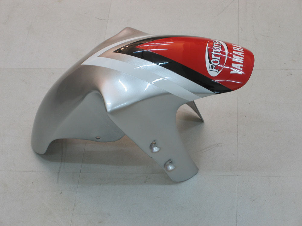 2000-2001 Yamaha YZF-R1 Silver Red Fortuna Racing Fairings Generic