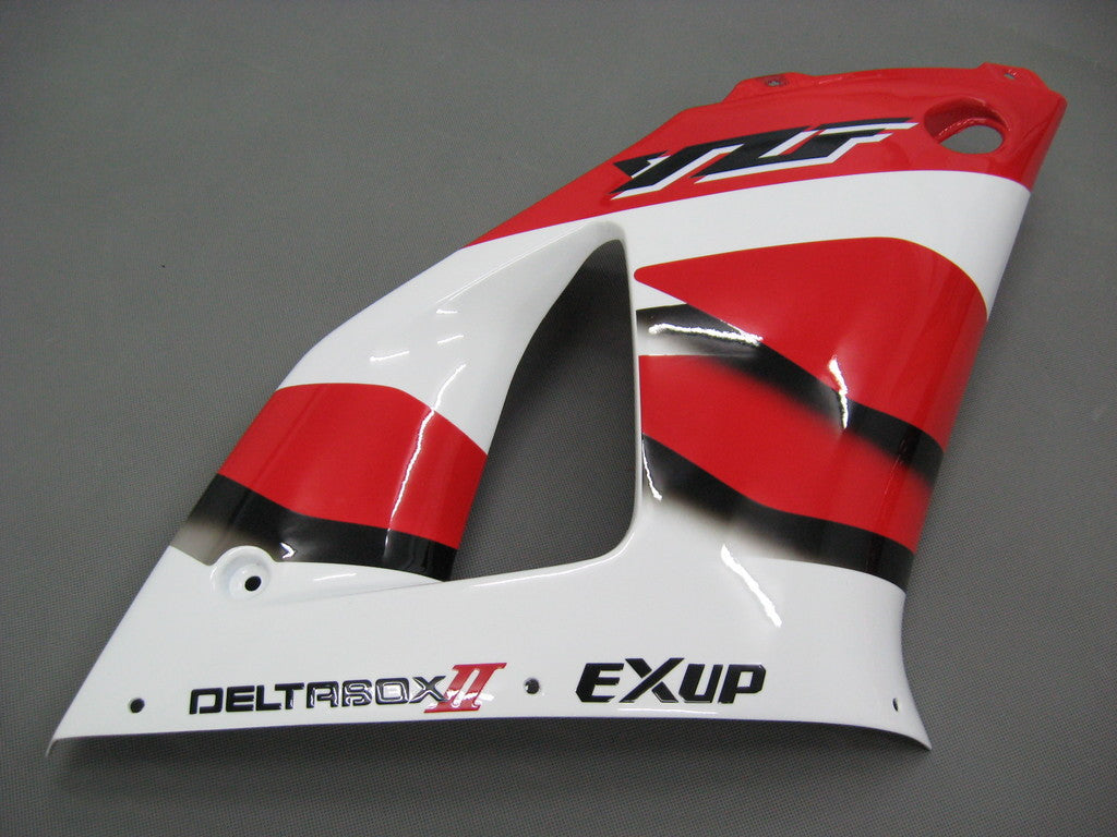 2000-2001 Yamaha YZF-R1 Red White Black YZF Racing Fairings Generic