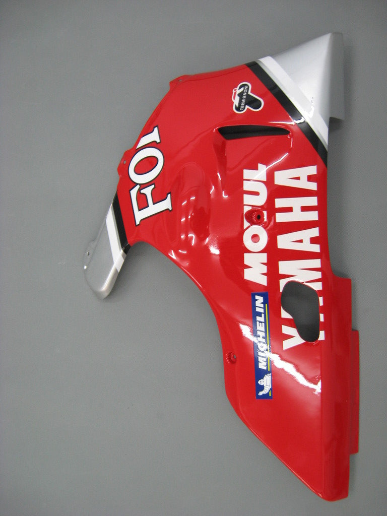 Kit de carénage rouge et argent Yamaha R1 2000-2001