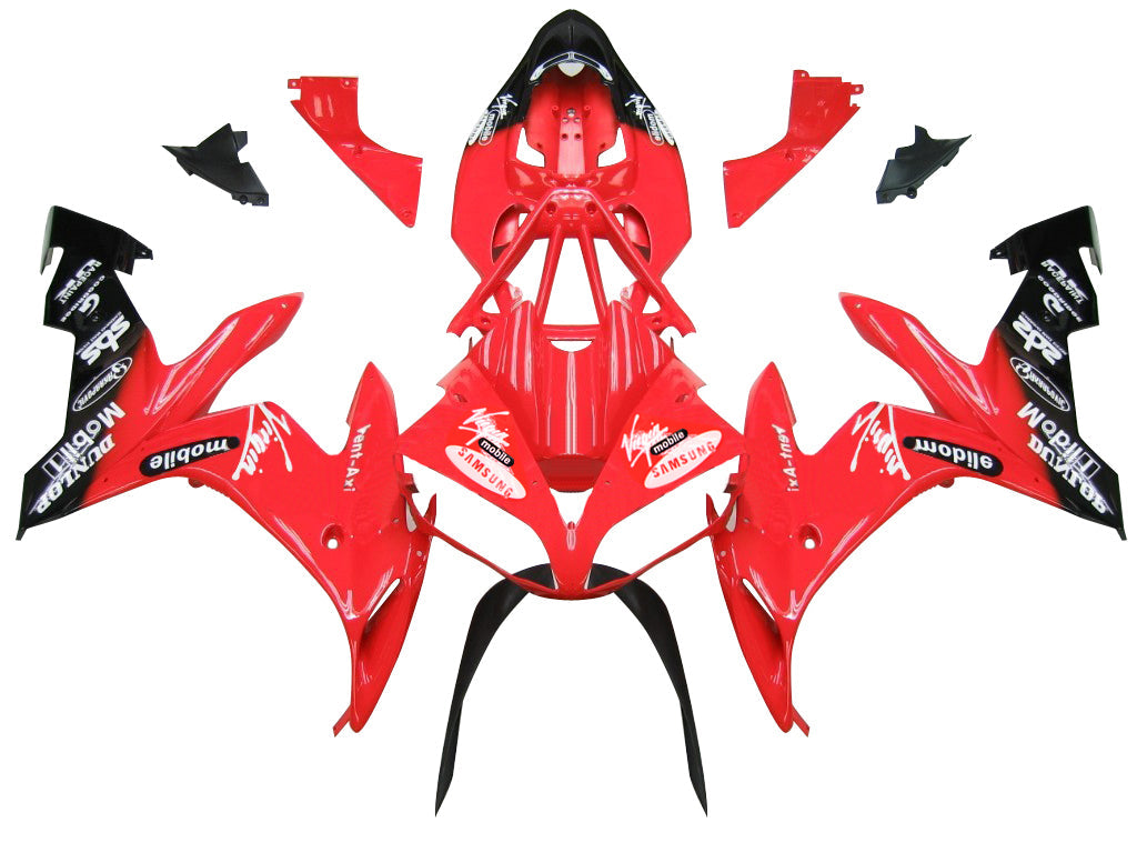 2004-2006 Yamaha YZF-R1 Rouge Noir Racing Carénages Générique