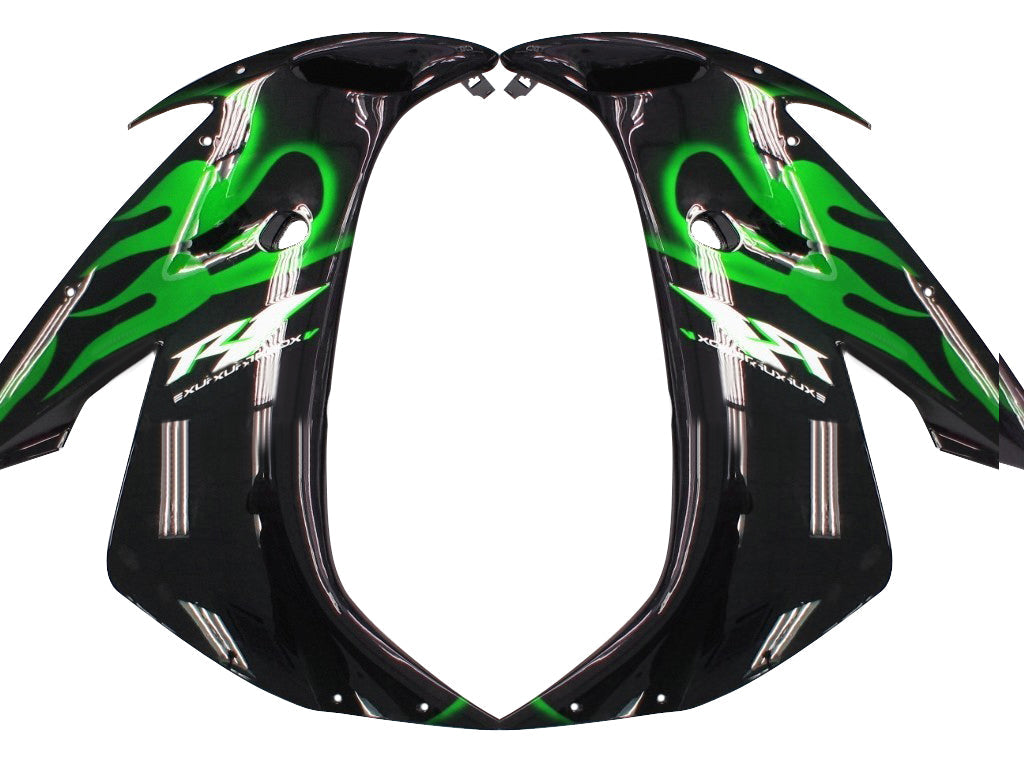 2004-2006 Yamaha R1 Fairing Black&Green Kit