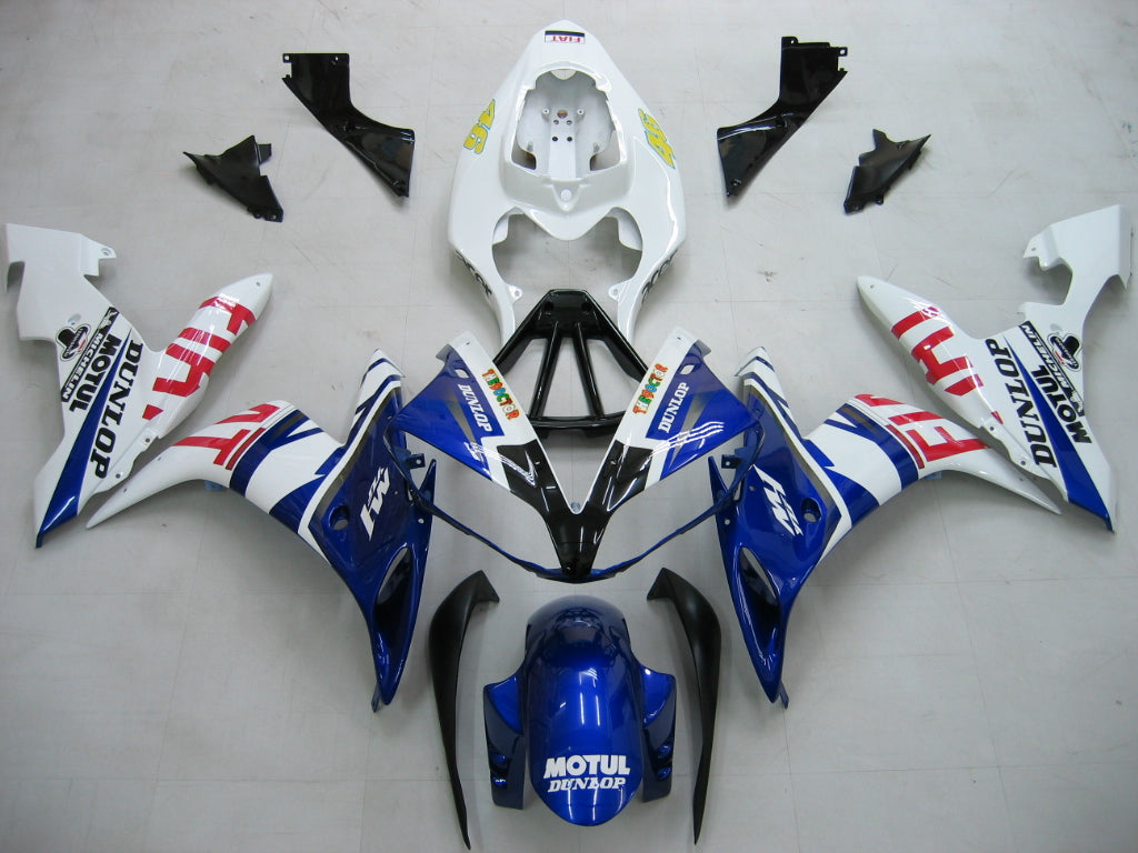 2004-2006 Yamaha YZF-R1 Bleu Blanc No.46 Carénages de course génériques