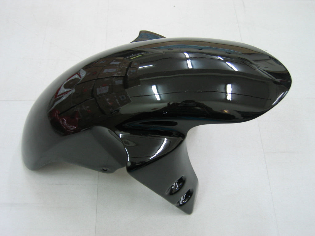 2004-2006 Yamaha YZF-R1 Carénages de course noirs contrastés génériques