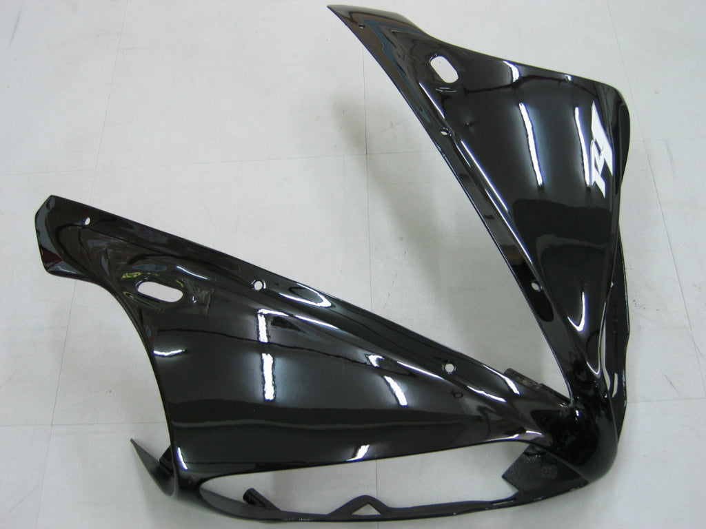 2004-2006 Yamaha YZF-R1 Carénages de course noirs contrastés génériques