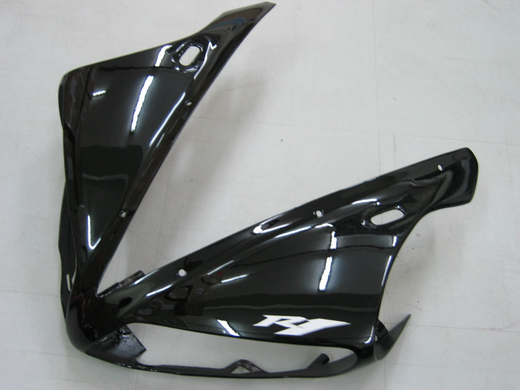 2004-2006 Yamaha YZF-R1 Carénages de course noirs contrastés génériques