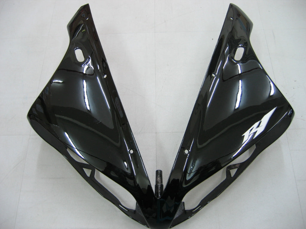 2004-2006 Yamaha YZF-R1 Carénages de course noirs contrastés génériques