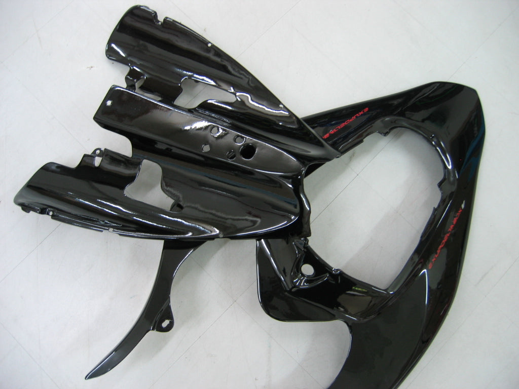 2004-2006 Yamaha YZF-R1 Carénages de course noirs contrastés génériques