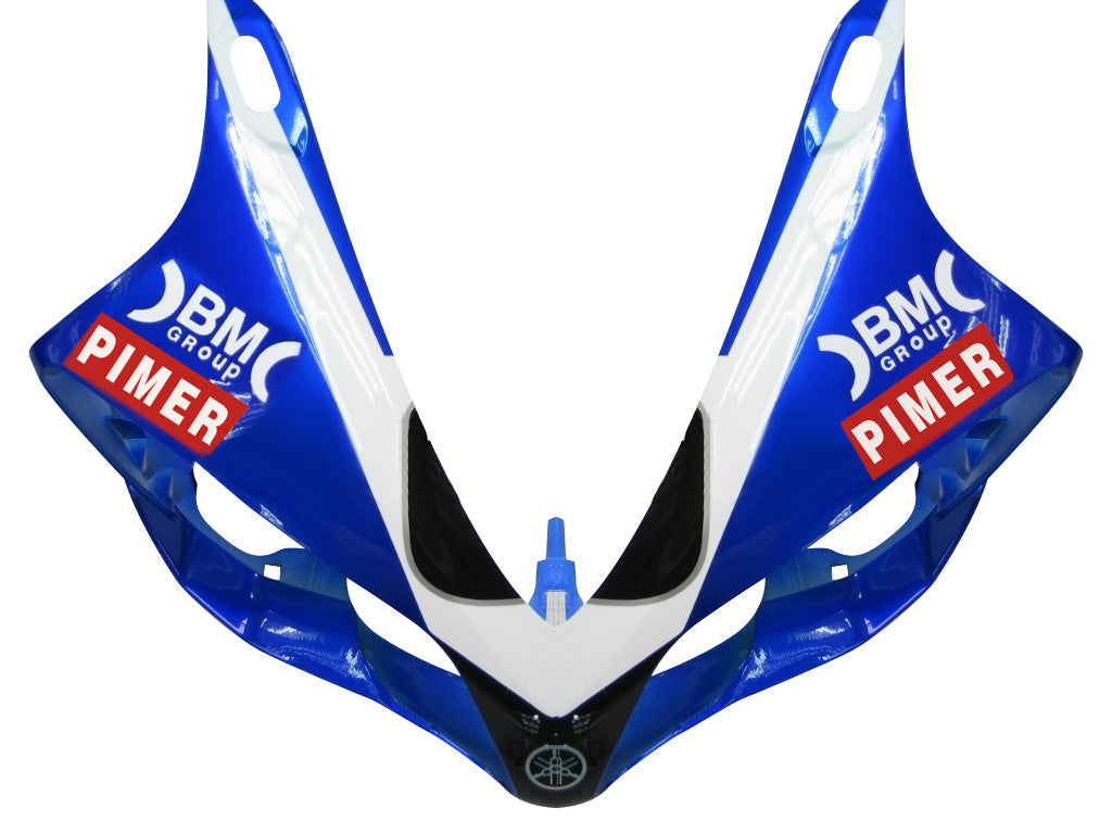 2007-2008 Yamaha YZF-R1 Blauw Zwart BMC Racing Stroomlijnkappen Algemeen