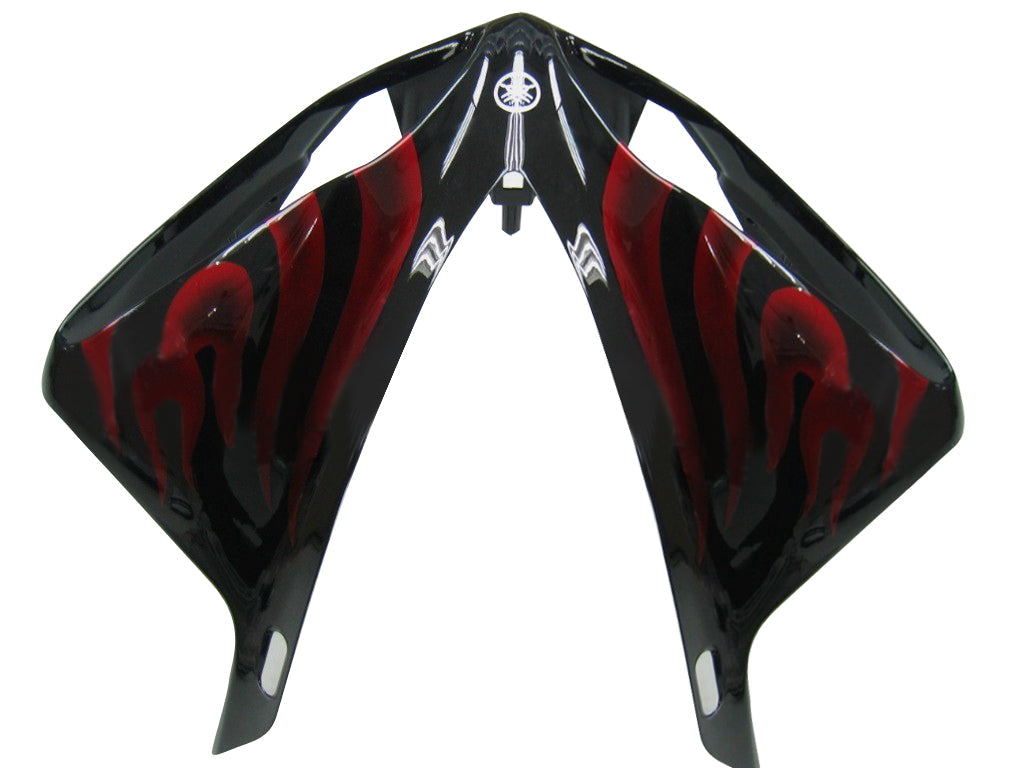 Carenados de carreras Yamaha YZF-R1 negro y rojo 2009-2011 genéricos