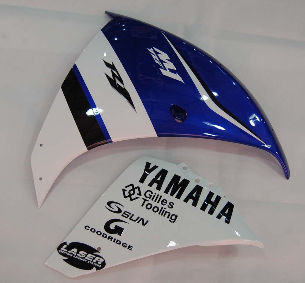 2009-2011 Yamaha YZF-R1 Blue White Racing Fairings Generic
